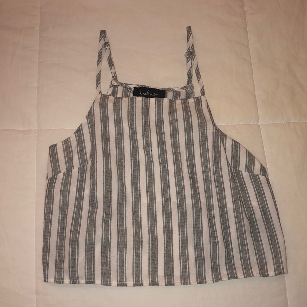 Lulus striped crop